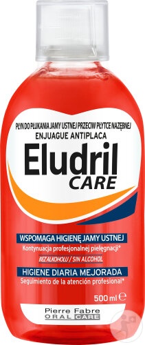 Eludril Care Apă De Gură Antiplacă Pentru Folosință Zilnică 500ml
