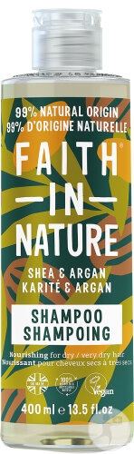 Faith In Nature Șampon Shea Și Argan Păr Uscat Spre Foarte Uscat Flacon 400ml