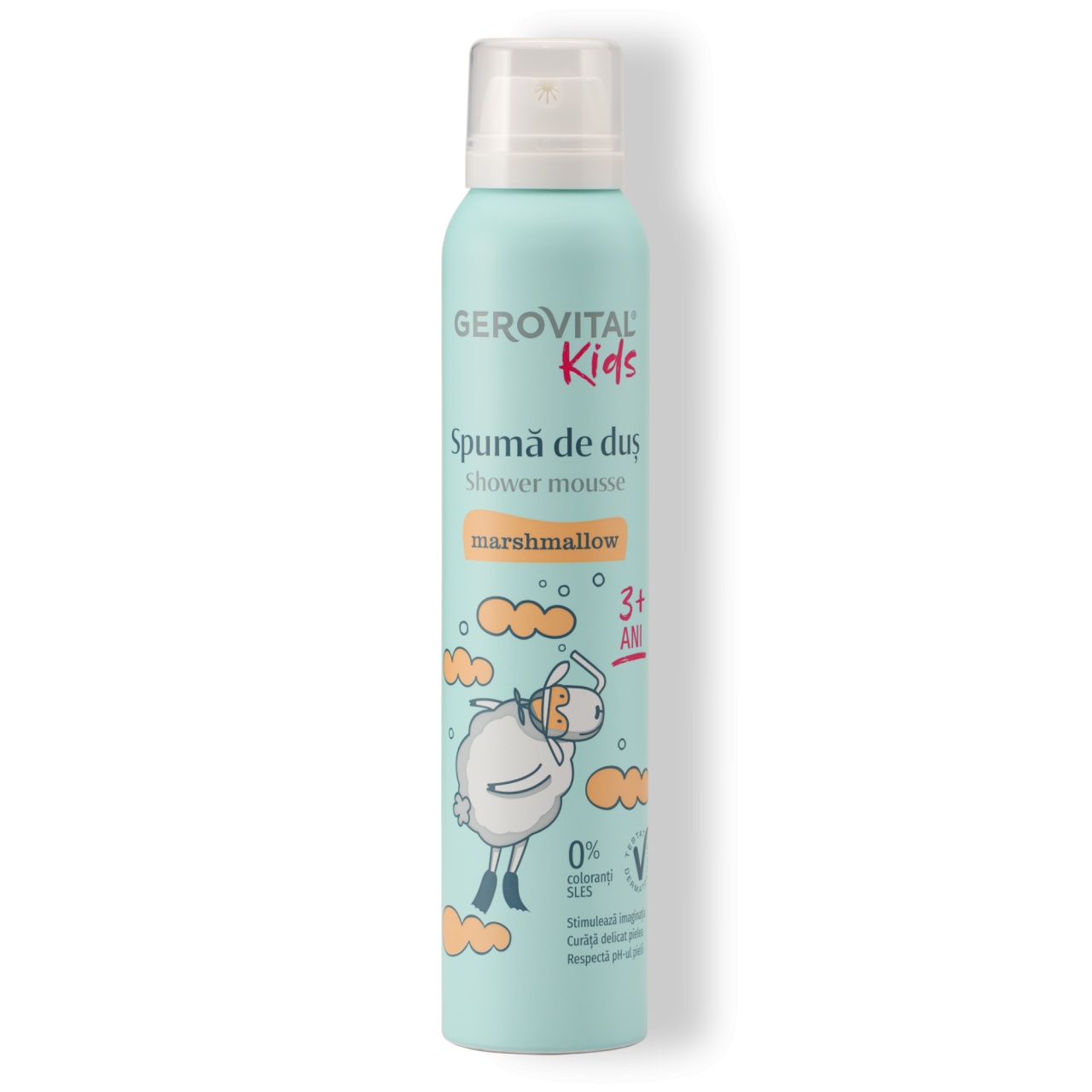 Gerovital Kids Spumă De Duș Marshmallow 200ml
