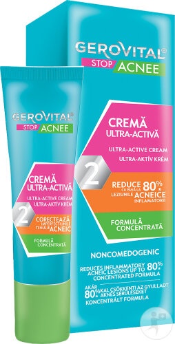 Gerovital Stop Acnee Cremă Ultra-Activă 15ml