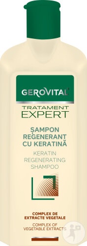 Sampon regenerant cu keratina Tratament Expert, 250 ml, Gerovital - imagine 4