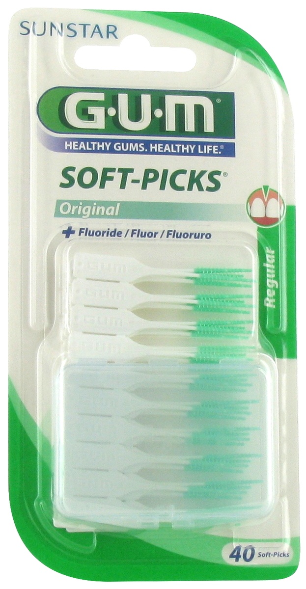 Gum Soft Picks Rubber Picks 40 Bucăți
