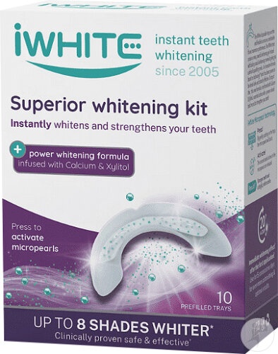 iWhite Superior Set Albire Dinți Gutiere 10buc