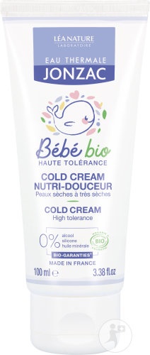 Jonzac Apă Termală Bebeluși Cold Cream Nutri-Dulceață Tub 100ml