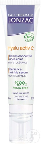 Jonzac Eau Thermale Ser Concentrat Anti-Rid Cu Strălucire Hyalu Activ C Bio Tub 30ml
