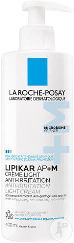 La Roche Posay Lipikar AP+M Crema Ușoară Anti-iritații Cu Pompă 400ml