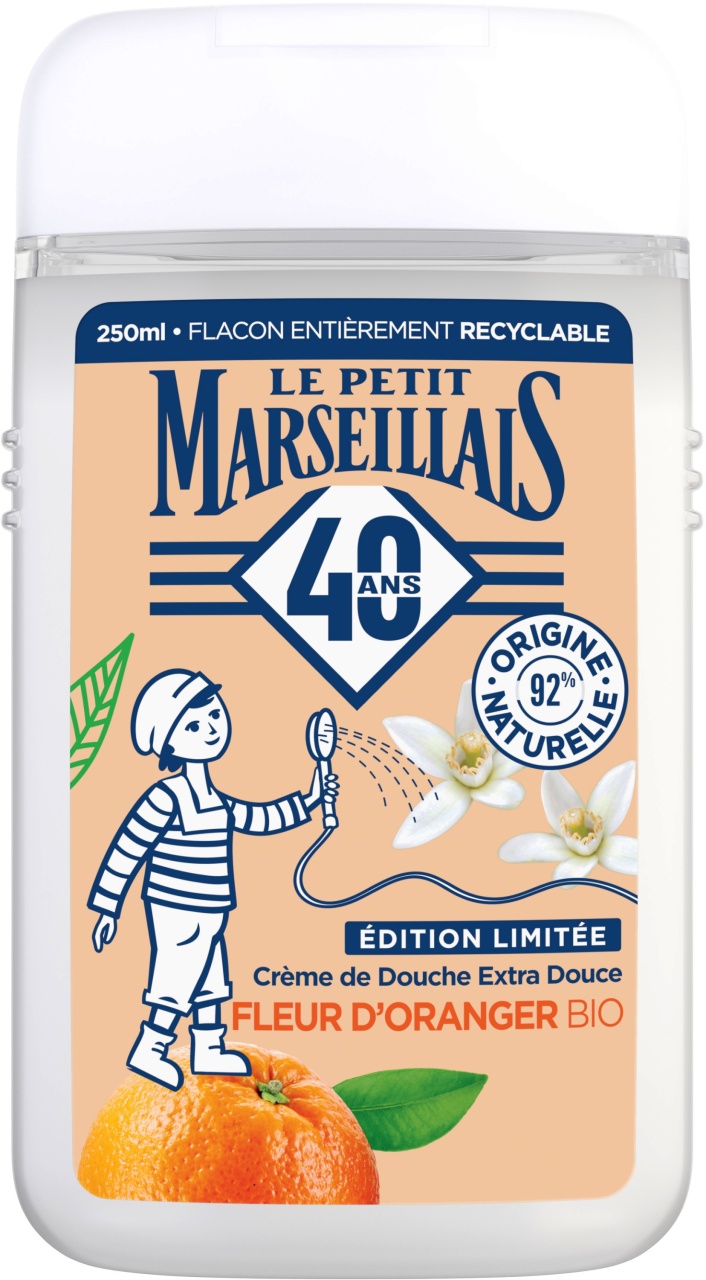 Le Petit Marseillais Cremă De Duș Extra Delicată Floare De Portocal Bio Flacon 250ml