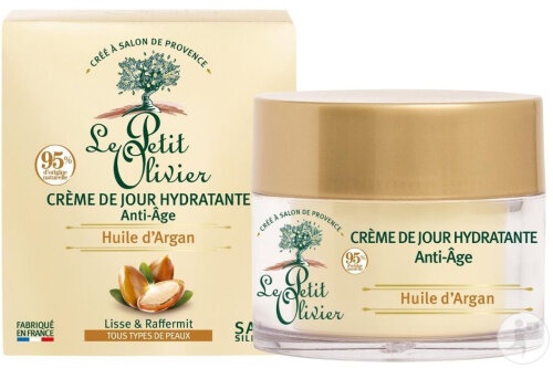 Le Petit Olivier Crema De Zi Hidratanta Anti-Age Ulei De Argan 50ml