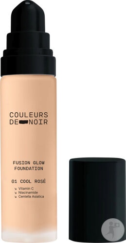 Les Couleurs De Noir Fusion Glow Fond De Ten 01 Cool Rose 30ml