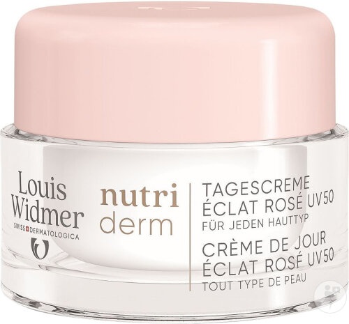 Louis Widmer Nutriderm Cremă De Zi Eclat Rosé SPF50 Fără Parfum 50ml