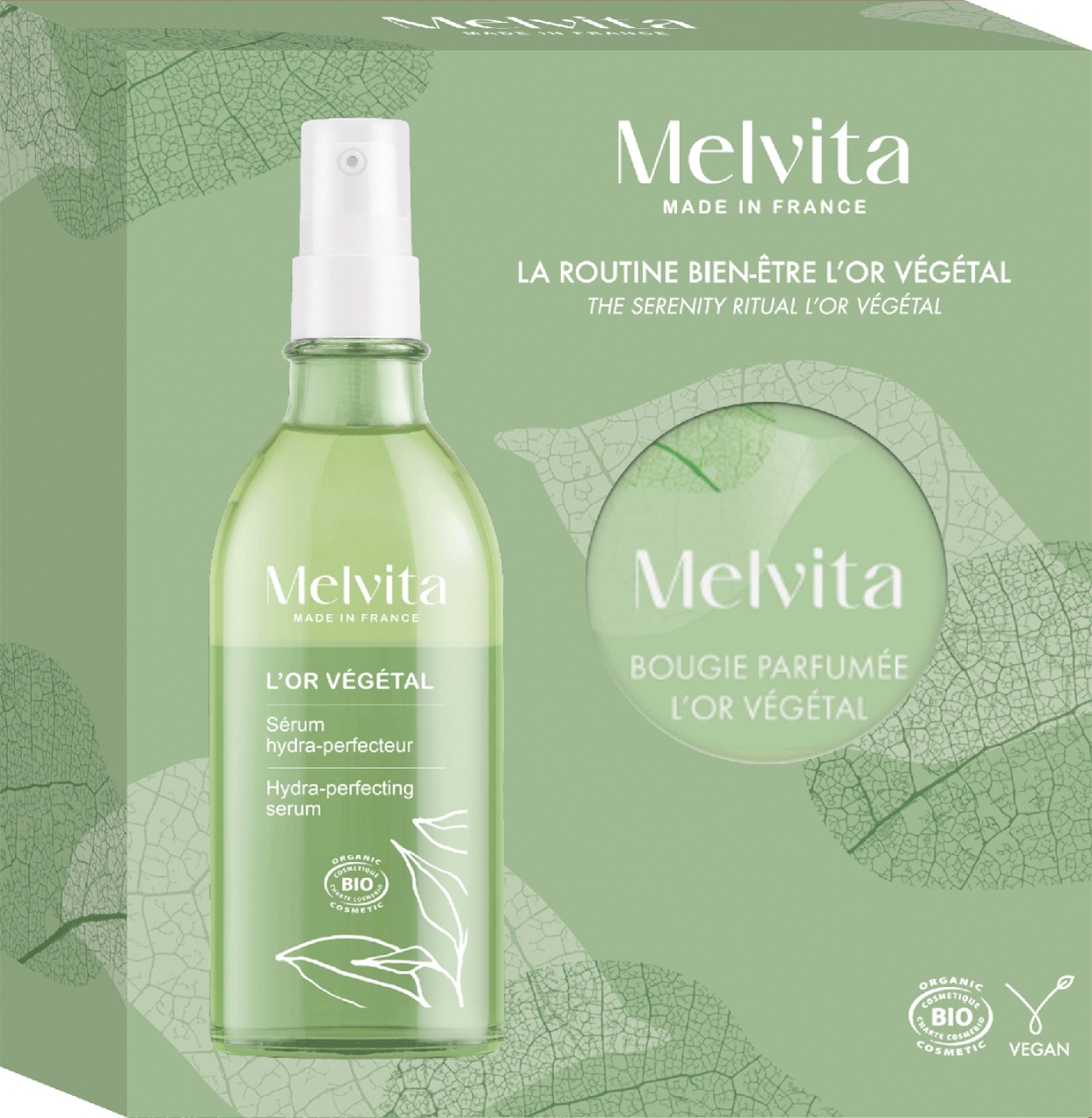 Melvita Set Cadou L'Or Vegetal 2025 Ediție Limitată 2 Produse