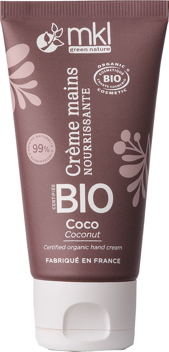 MKL Green Nature Cremă De Mâini Hrănitoare Și Reparatoare Nucă De Cocos Organic 50 ml