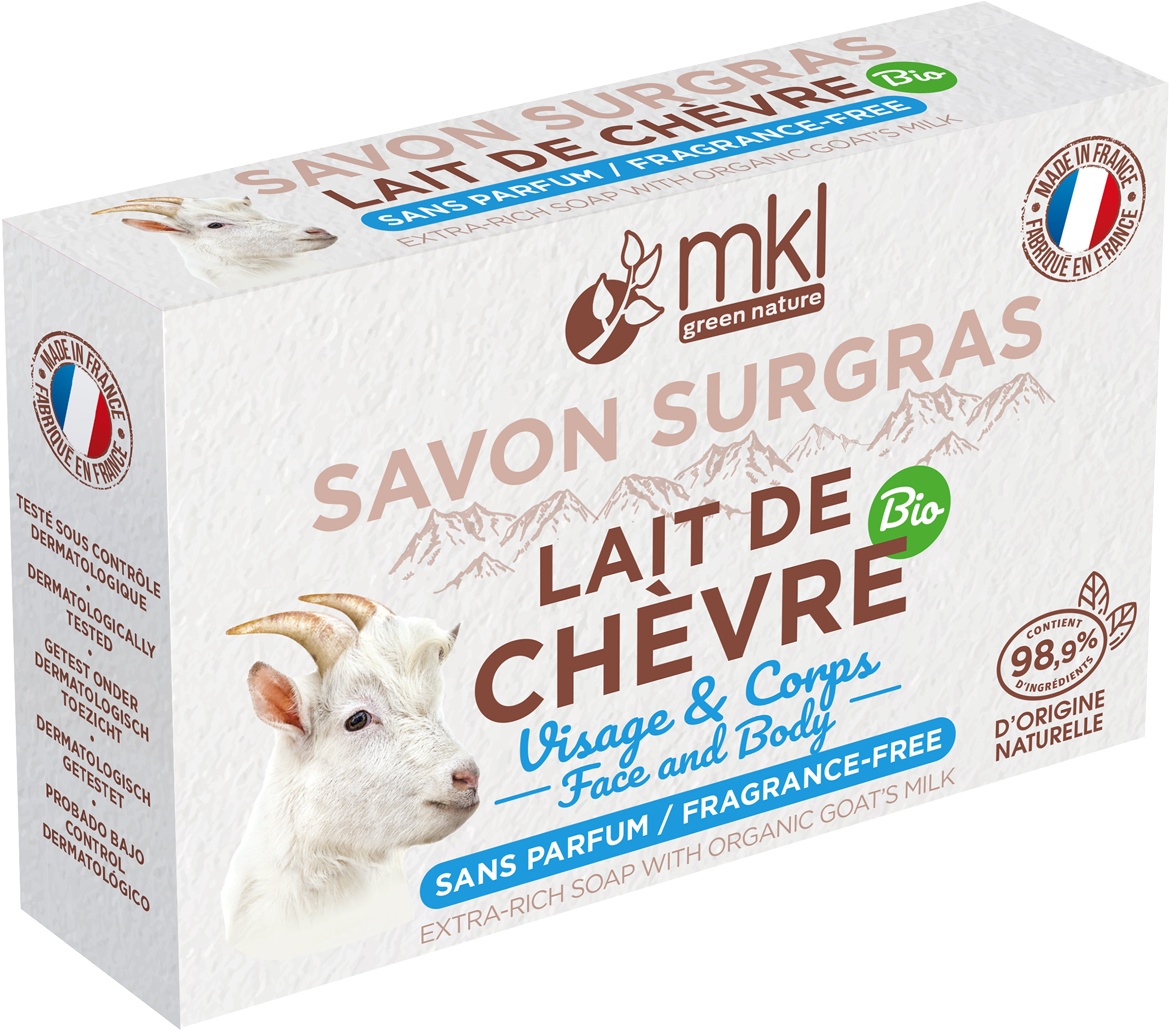 MKL Green Nature Săpun Solid Cu Lapte De Capră Bio Față/Corp Fără Parfum 100g