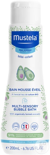 Mustela Bébé-Enfant Bain Spumă Pentru Baie Piele Normală Flacon 200ml