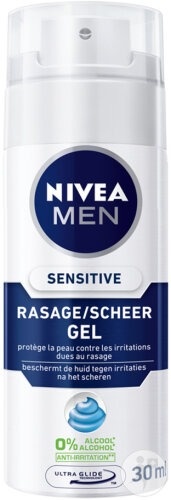 Nivea Men Gel De Ras Pentru Piele Sensibilă 30ml