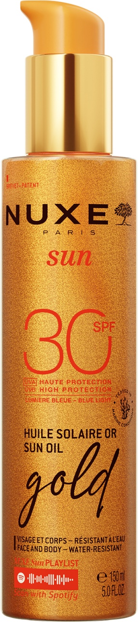 Nuxe Sun Ulei Solar Pentru Bronzare SPF30 Gold 150ml