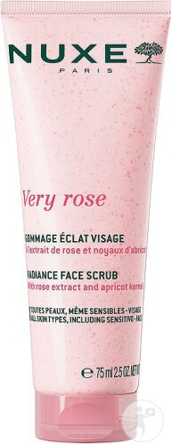 Nuxe Very Rose Exfoliant Facial Pentru Luminozitate Tub 75ml