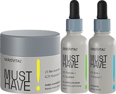 Gerovital Must Have Ser + Sorbet 3 Produse