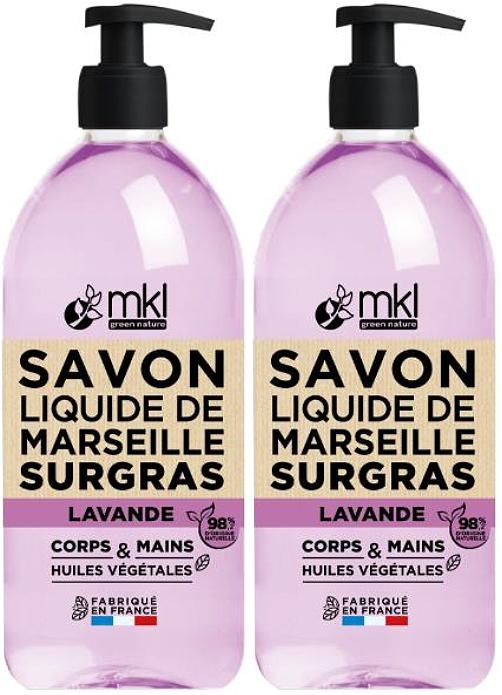 MKL Green Nature Săpun De Marsilia Lichid Ultra Hrănitor Lavandă Corp/Mâini 2x1l