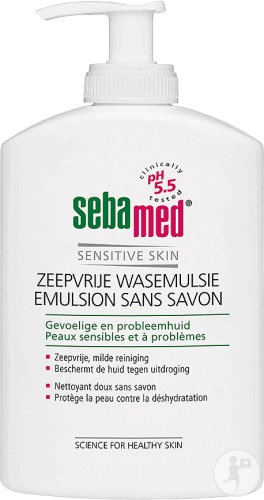 Sebamed Emulsie De Curățare Fără Săpun Pentru Față Și Corp Piele Sensibilă Flacon Pompă 1l