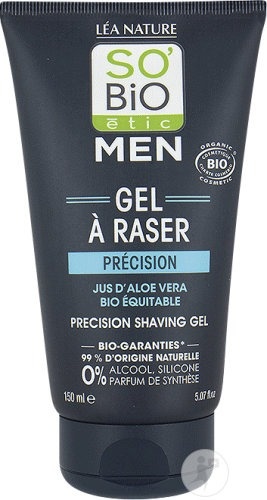 So'Bio Étic Men Precision Gel De Ras Aloe Vera Bio Tub 150ml