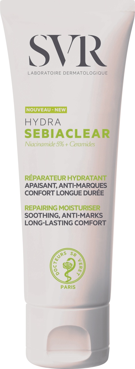 SVR Sebiaclear Hydra Cremă Hidratantă Reparatoare Piele Tendință Acneică 40ml