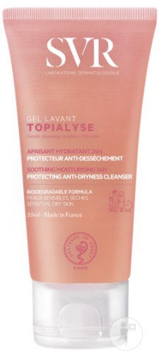 SVR Topialyse Gel De Duș Calmant Și Hidratant 24h Piele Sensibilă 55ml