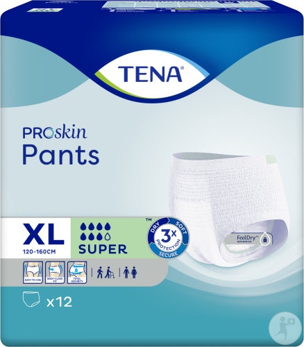 Tena Proskin Pants Super Extra Large 12 Bucăți