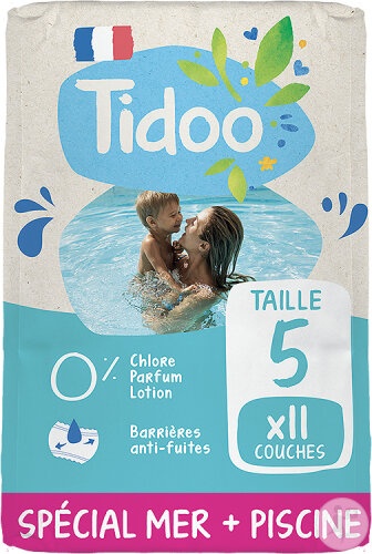 Tidoo Swim&Play Scutece Chiloțel De Baie Hipoalergenici Mărimea 5 Copii 12-18kg 11 Bucăți