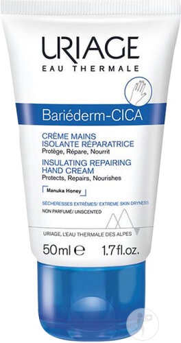 Crema de maini izolanta reparatoare Bariederm, 50 ml, Uriage - imagine 2