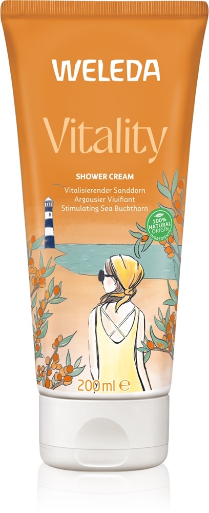 Weleda Cremă De Duş Vitalizantă Cu Cătină 200ml