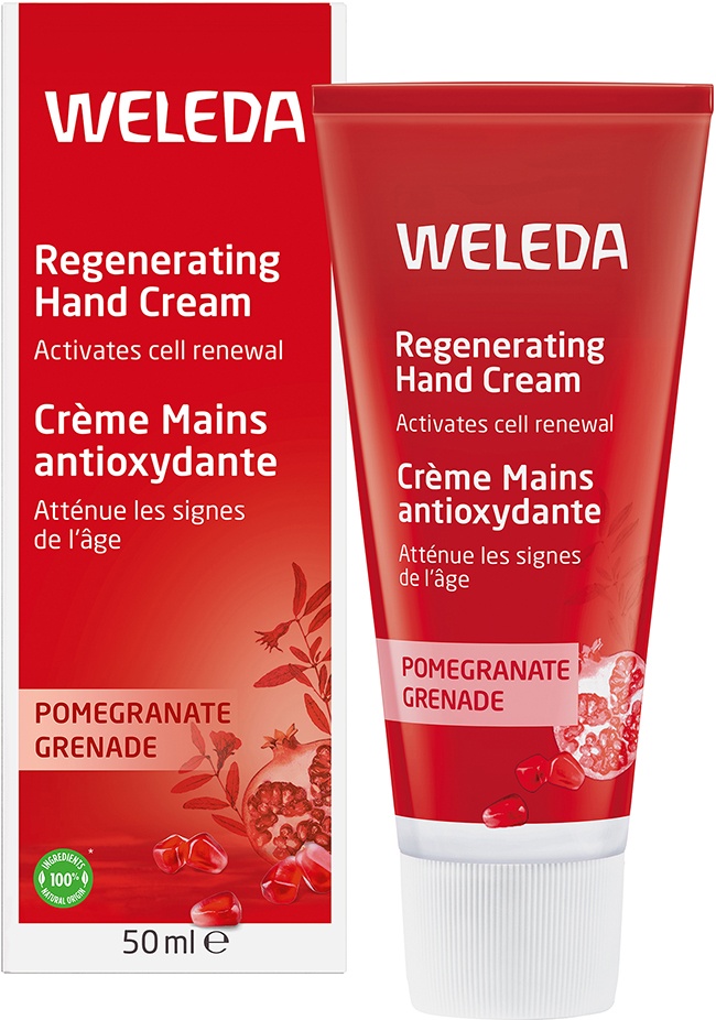 Weleda Cremă De Mâini Regenerantă Cu Rodie Tub 50ml