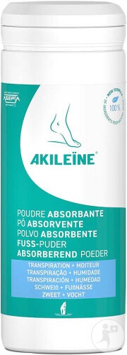 Akileïne Pudră Absorbantă Pentru Picioare Transpirate 75g