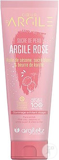 Argiletz Coeur D'Argile Sucre De Peau Argilă Roz Exfoliant Facial Tub 100ml