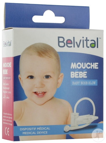 Belvital Aspirator Nazal Pentru Bebeluși Din Plastic 1 Bucată