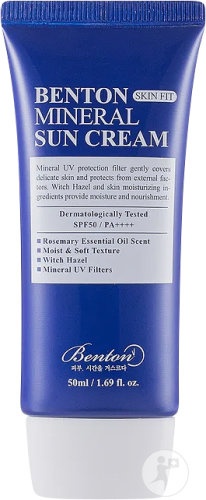 Benton Skin Fit Mineral Cremă De Protecție Solară SPF50+/PA++++ 50ml