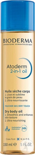 Bioderma Atoderm 2în1 Ulei Uscat Corp Piele Sensibilă Normală Flacon 150ml