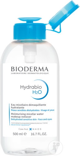 Bioderma Hydrabio H2O Apă Micelară Demachiantă Hidratantă Pentru Piele Sensibilă 500ml