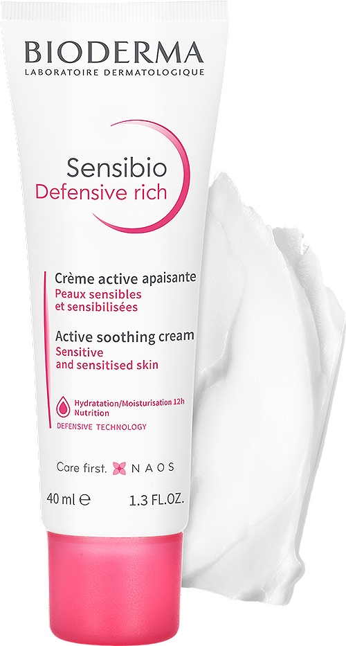 Crema calmanta Sensibio Defensive Rich, 40 ml, Bioderma - imagine 3