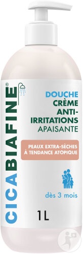 Cicabiafine Cremă De Duș Anti-Iritații Calmanta Pentru Piele Extra Uscată Cu Tendință Atopică 1l