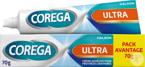 Corega Ultra Cremă Adezivă Pentru Proteze Dentare Fixare 12h Tub 70g