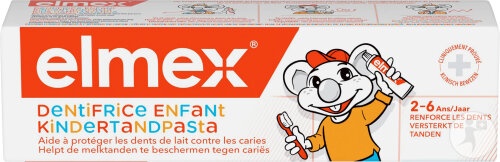 Elmex Pastă Dinți Fără Coloranți Copii 2-6 Ani Tub 50ml