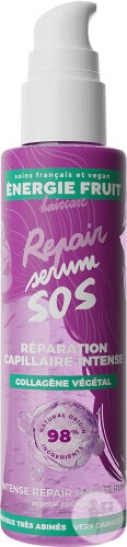 Energie Fruit Ser Capilar SOS Reparare Intensă Păr Foarte Deteriorat Colagen Vegetal 75ml
