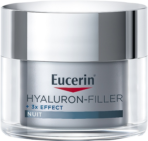 Eucerin Hyaluron-Filler + 3x Effect Cremă De Noapte Cu Efect De Tonifiere A Pielii 50ml