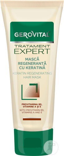 Masca regeneranta cu keratina Tratament Expert, 150 ml, Gerovital - imagine 4