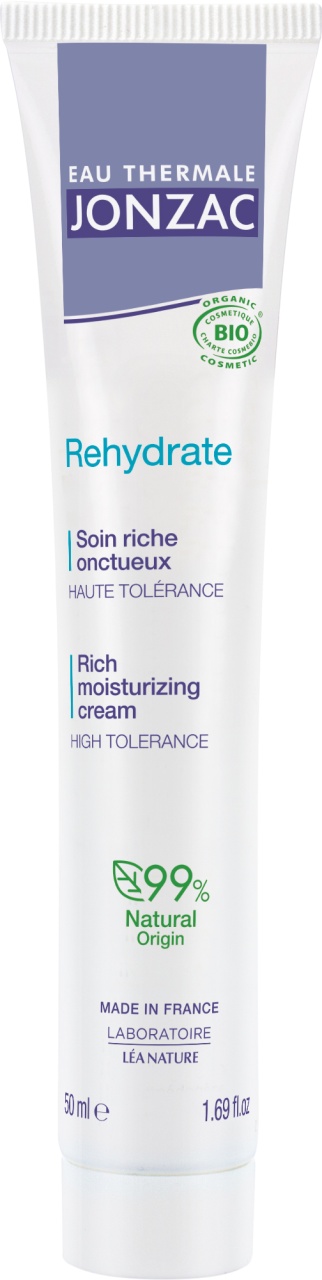 Jonzac Eau Thermale Rehydrate Cremă Onctuoasă Pentru Ten Deshidratat 50ml