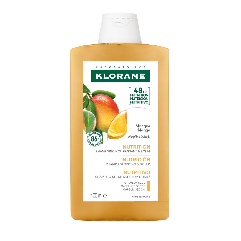 Klorane Șampon Cu Mango Păr Uscat Flacon 400ml