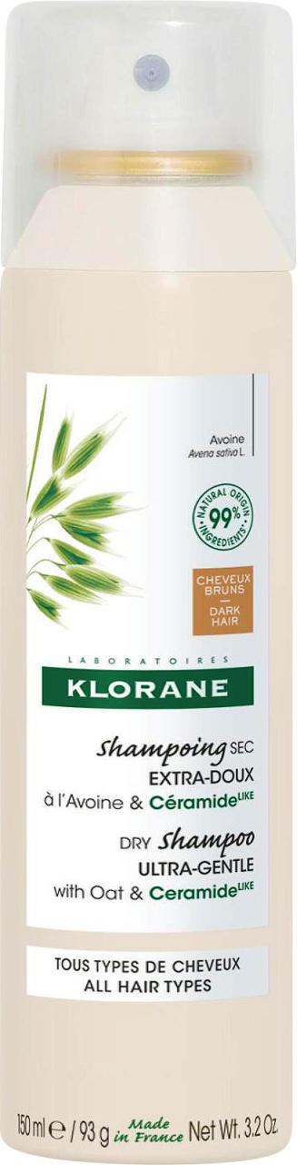 Sampon uscat nuntator cu lapte de ovaz si ceramide, 150 ml, Klorane - imagine 2