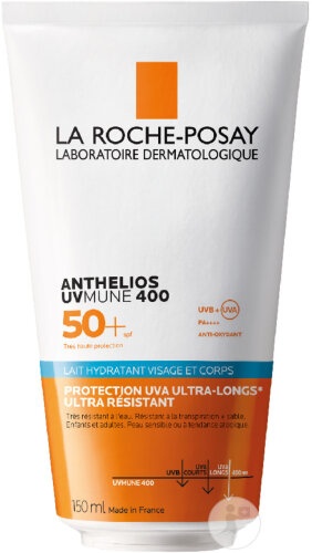 La Roche-Posay Anthelios UVmune 400 Lapte De Protecție Solară Pentru Piele Sensibilă Față Și Corp SPF50+ 150ml