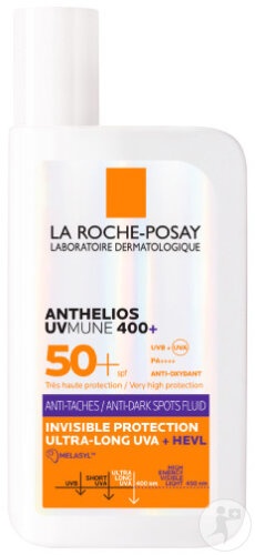 La Roche Posay Anthelios Uvmune Fluid Protectie Solara Invizibila Anti Pete Spf50 50ml